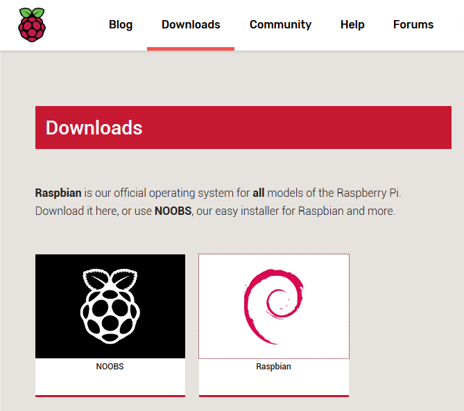 Rodzaje orpogramowania na raspberry